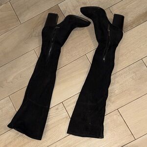 Marc Fisher Black Heeled Boots